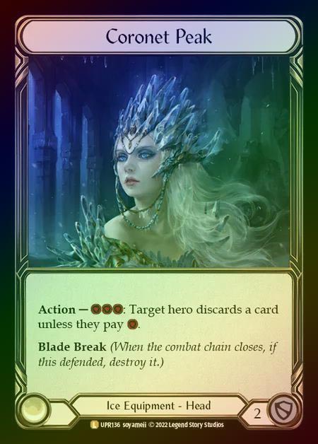 《特価品EX》【CF】[Ice] Coronet Peak [UPR136-L] Cold Foil