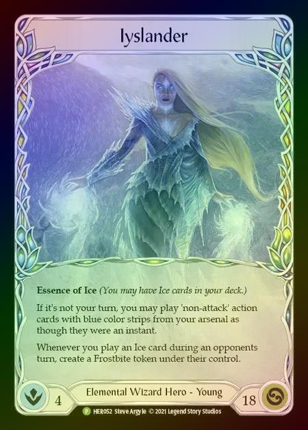 《特価品EX》【CF】[Elemental Wizard] Iyslander [HER052] (Promo) Cold Foil