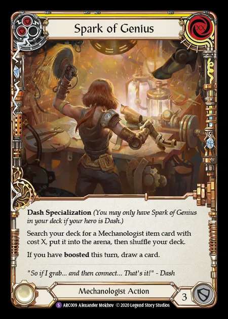《特価品EX》[Mechanologist] Spark of Genius [UL-ARC009-S]