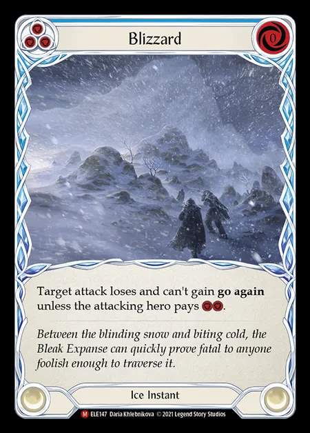 《特価品EX》[Ice] Blizzard [1st-ELE147-M]