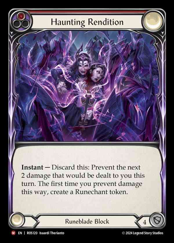 《特価品EX》【EN】[Runeblade] 戦慄の演奏/Haunting Rendition [ROS120-M]