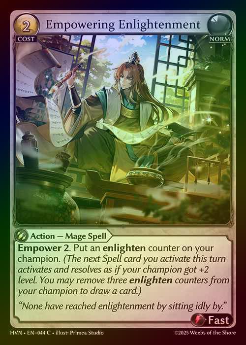 【FOIL】[Norm] Empowering Enlightenment [HVN044-C]