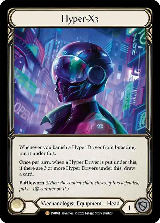 【RF】[Mechanologist] Hyper-X3 [EVO011-L] Rainbow Foil