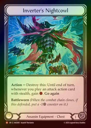 【RF】【EN】[Assassin] 反転の夜装/Inverter's Nightcowl [AAC005-M]