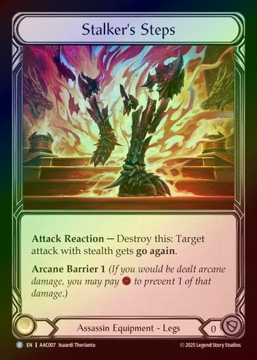 【RF】【EN】[Assassin] 忍び寄る足音/Stalker's Steps [AAC007-R]