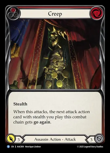 【EN】[Assassin] 忍び寄り/Creep (red)  [AAC009-R]