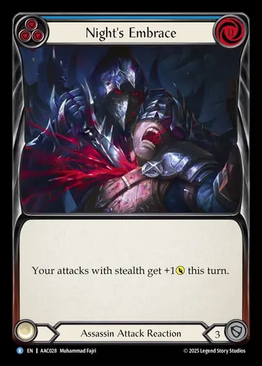 【EN】[Assassin] 夜の抱擁/Night's Embrace (blue) [AAC028-R]