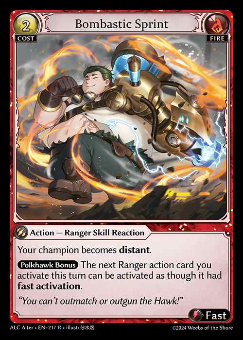 [Fire] Bombastic Sprint [AL-ALC217-R]