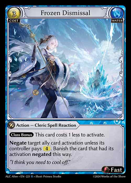 [Water] Frozen Dismissal [AL-ALC221-R]