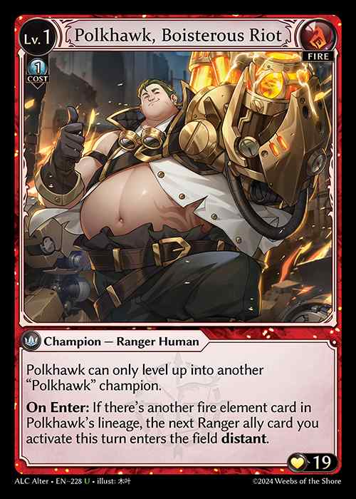 [Fire] Polkhawk, Boisterous Riot [AL-ALC228-U]