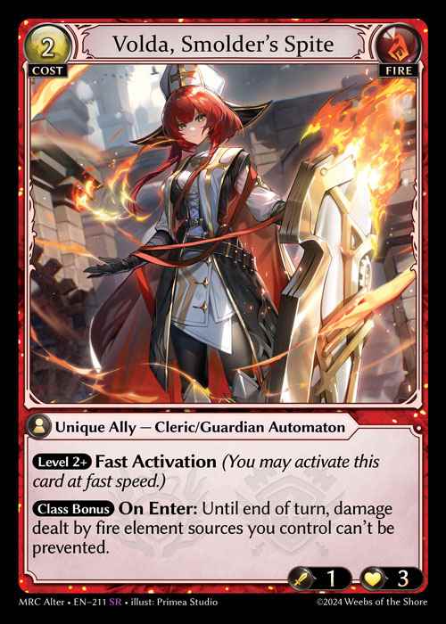[Fire] Volda, Smolder's Spite [AL-MRC-211-SR]
