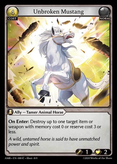 [Norm] Unbroken Mustang [AMB088-C]