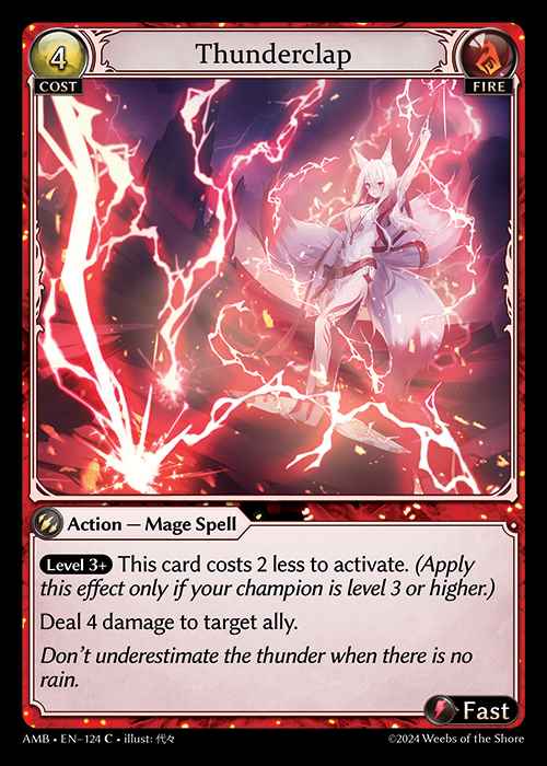 [Fire] Thunderclap [AMB124-C]