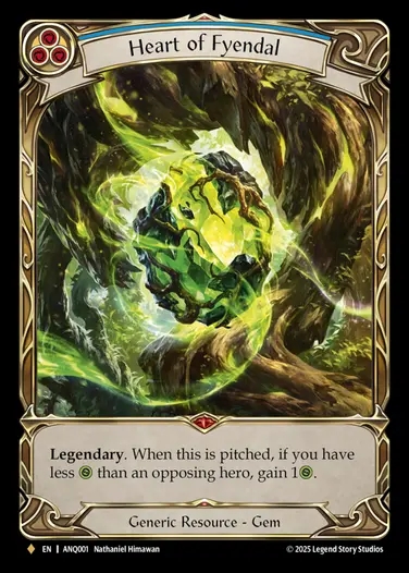 【EN】[Generic] フィエンダルの心臓/Heart of Fyendal [ANQ001-Gold]