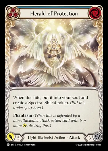 【EN】[Light Illusionist] Herald of Protection(blue) [APR021-C]