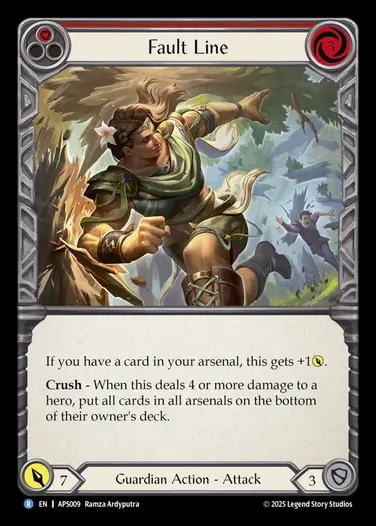 【EN】[Guardian] 断層線/Fault Line(red)  [APS009-R]