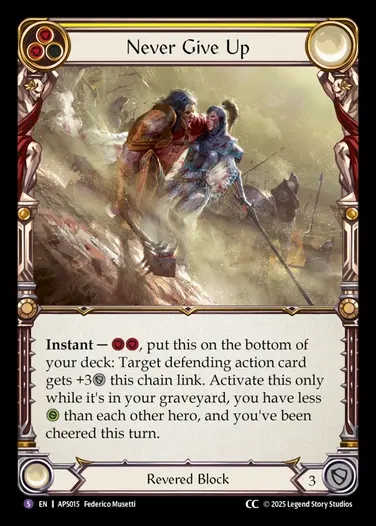 【EN】[Revered] 二人三脚/Never Give Up [APS015-S]