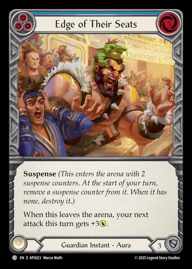 【EN】[Guardian] 前のめり/Edge of Their Seats(blue) [APS023-C]