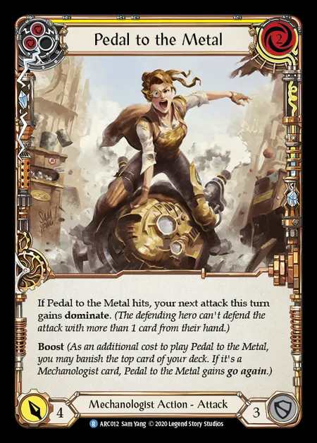 [Mechanologist] Pedal to the Metal [UL-ARC012-R] (yellow)