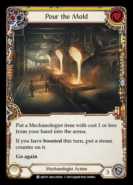 [Mechanologist] Pour the Mold [UL-ARC015-R] (yellow)