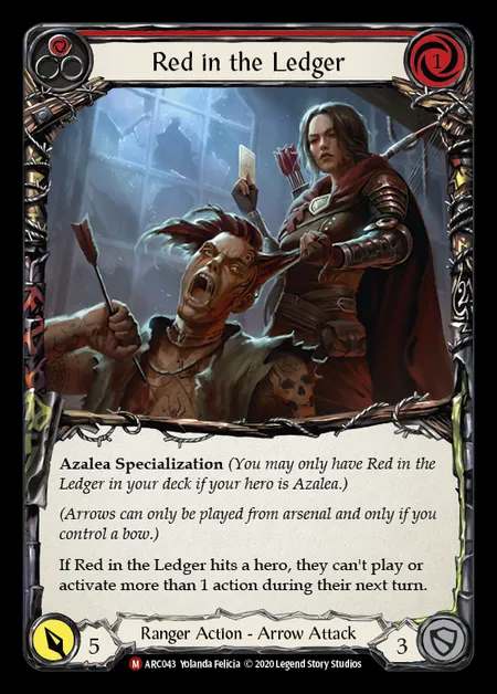 [Ranger] Red in the Ledger [UL-ARC043-M]