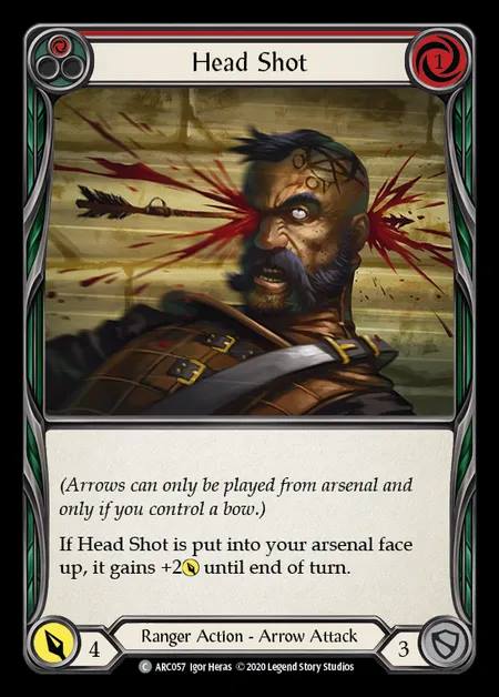 [Ranger] Head Shot [UL-ARC057-C] (red)