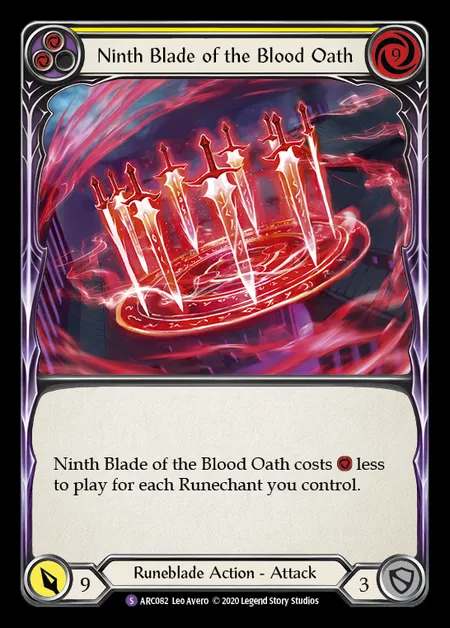 [Runeblade] Ninth Blade of the Blood Oath [UL-ARC082-S]