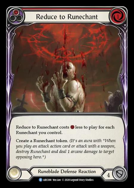 [Runeblade] Reduce to Runechant [UL-ARC088-R] (red)