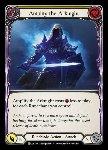 [Runeblade] Amplify the Arknight [UL-ARC095-C] (yellow)
