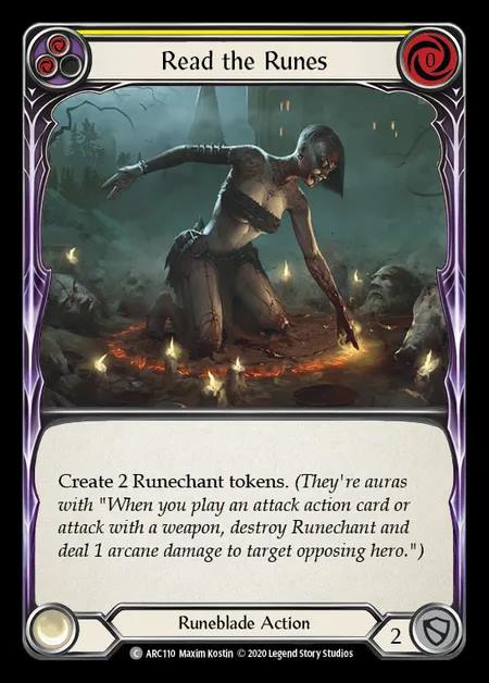 [Runeblade] Read the Runes [UL-ARC110-C] (yellow)