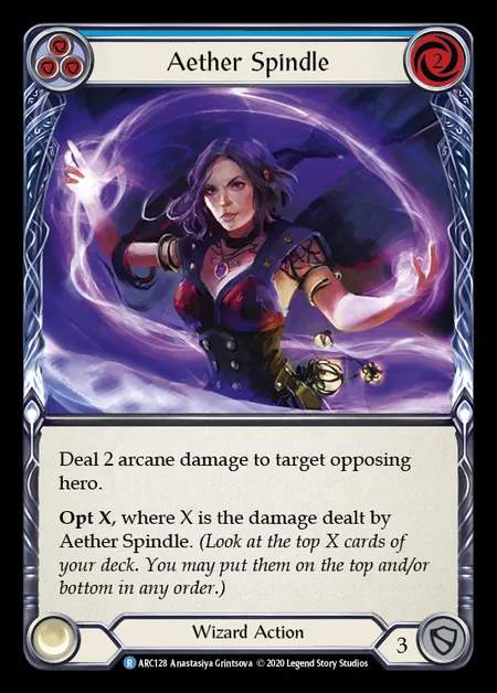 [Wizard] Aether Spindle [UL-ARC128-R] (blue)