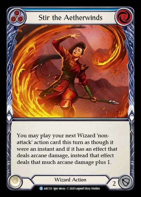 [Wizard] Stir the Aetherwinds [UL-ARC131-R] (blue)