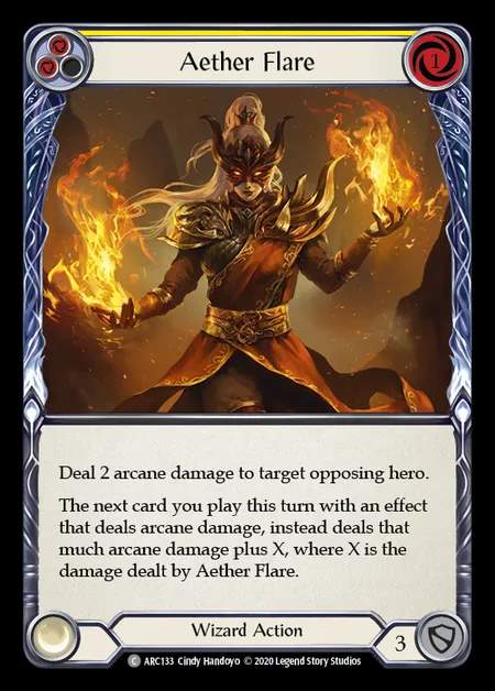 [Wizard] Aether Flare [UL-ARC133-C] (yellow)