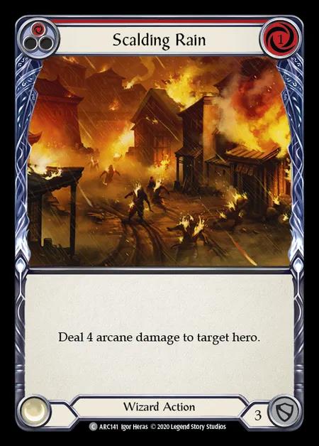 [Wizard] Scalding Rain [UL-ARC141-C] (red)