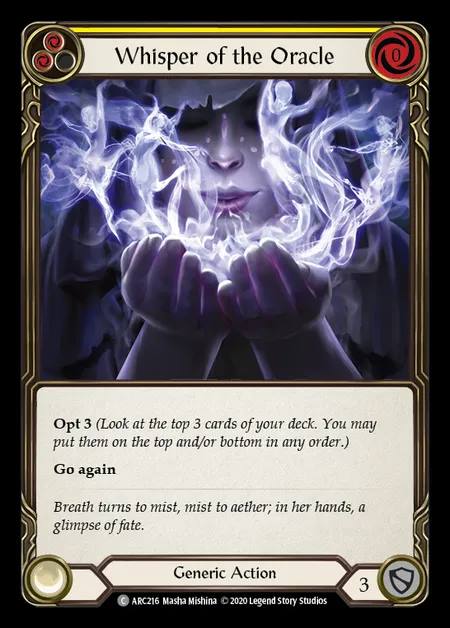 [Generic] Whisper of the Oracle [UL-ARC216-C] (yellow)