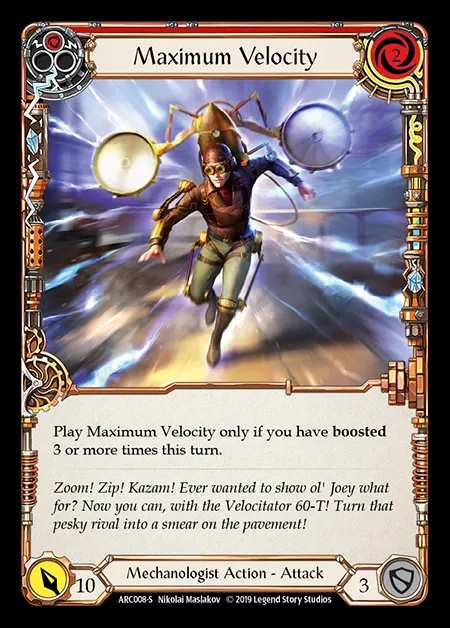 [Mechanologist] Maximum Velocity [1st-ARC008-S]