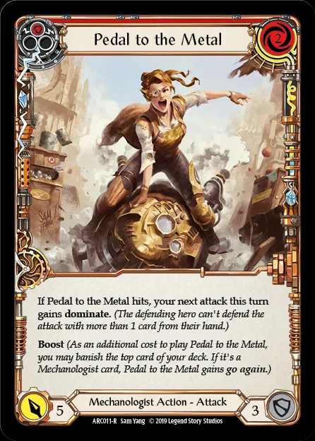[Mechanologist] Pedal to the Metal (red) [1st-ARC011-R]
