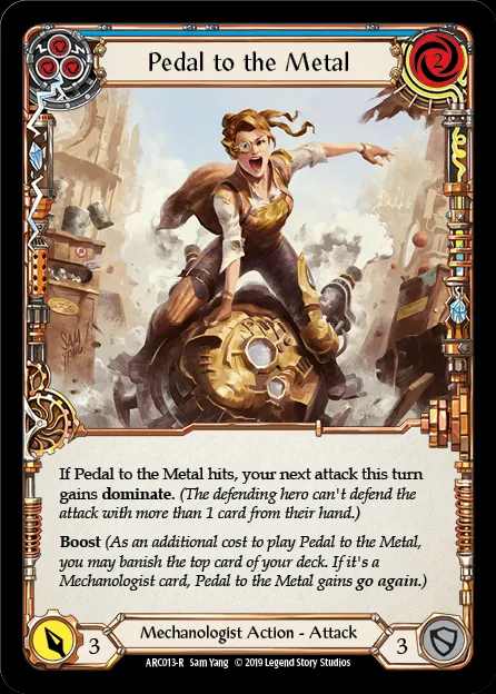 [Mechanologist] Pedal to the Metal (blue) [1st-ARC013-R]