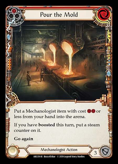[Mechanologist] Pour the Mold (red) [1st-ARC014-R]