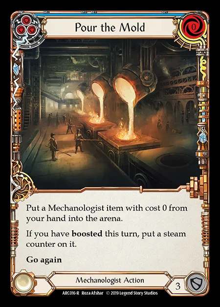 [Mechanologist] Pour the Mold (blue) [1st-ARC016-R]