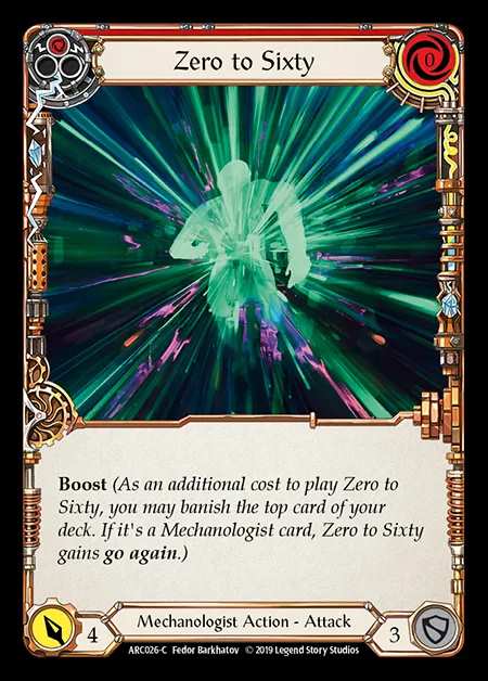 [Mechanologist] Zero to Sixty (red) [1st-ARC026-C]
