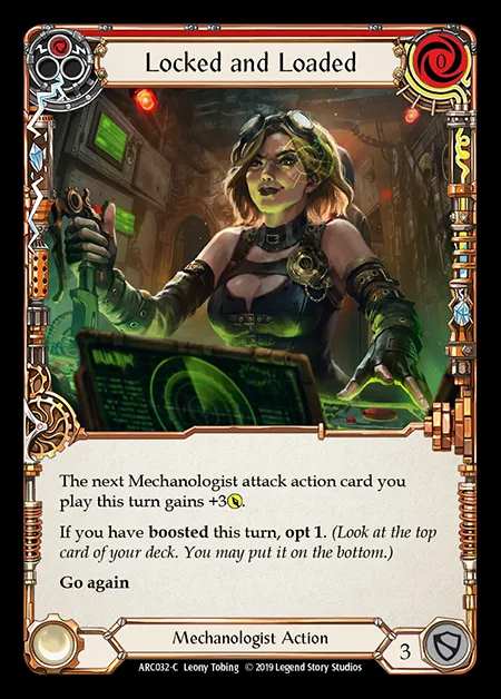 [Mechanologist] Locked and Loaded (red) [1st-ARC032-C]