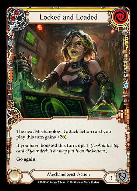 [Mechanologist] Locked and Loaded (yellow) [1st-ARC033-C]
