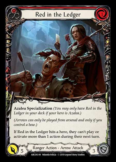 [Ranger] Red in the Ledger [1st-ARC043-M]