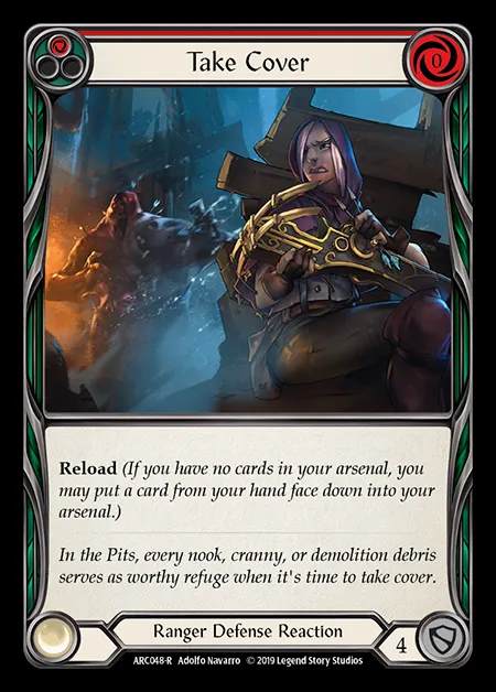 [Ranger] Take Cover (red) [1st-ARC048-R]