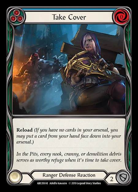 [Ranger] Take Cover (blue) [1st-ARC050-R]