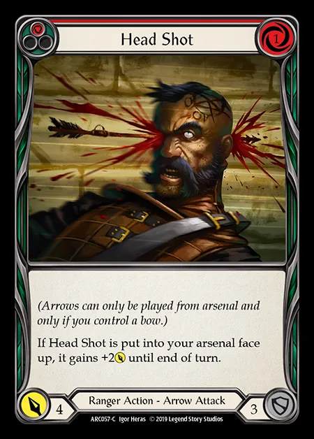 [Ranger] Head Shot (red) [1st-ARC057-C]