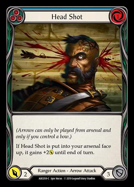 [Ranger] Head Shot (blue) [1st-ARC059-C]