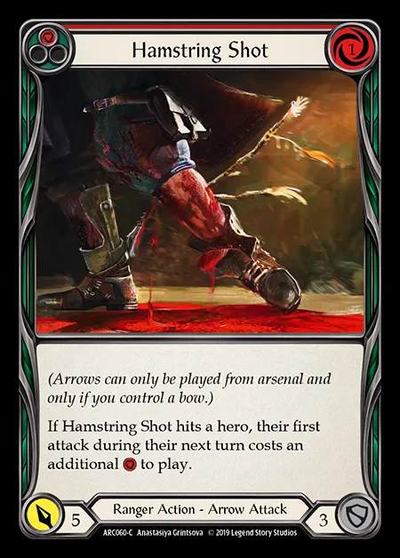 [Ranger] Hamstring Shot (red) [1st-ARC060-C]