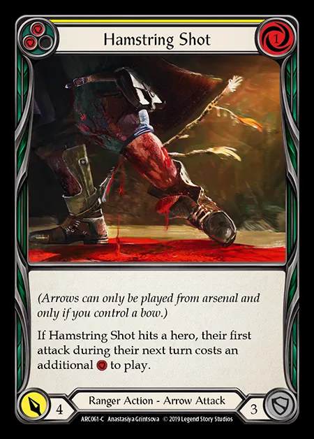 [Ranger] Hamstring Shot (yellow) [1st-ARC061-C]